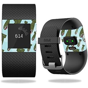 غلاف MightySkins متوافق مع ملصق Fitbit Surge Cover Skins Watch Bombs Away