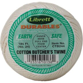 Librett Durables Butchers Twine, Cotton, 370-Feet, Made in America