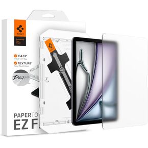 Spigen PaperTouch Tempered Glass Screen Protector [GlasTR EZ Fit PaperTouch] Designed for iPad Air 11 inch M2 (2024) [9H Hardness/Case-Friendly]