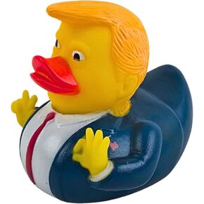 Large Donald Trump Rubber Duck - 3.15" Trump Rubber Duck , 1 Piece - Great for Jeep Ducking, Trump 2024 Gifts, Bath Tub Toys by 4E's Novelty