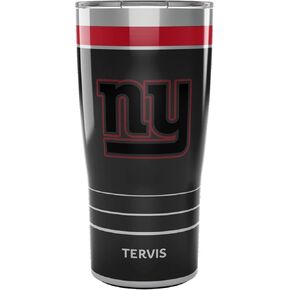 Tervis NFL New York Giants-Night Game معزول بهلوان، 30 أونصة، من الفولاذ المقاوم للصدأ