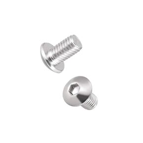 Unifizz M6x10mm Machine Screws Hex Socket Round Head Screw 304 Stainless Steel Fasteners Bolts 10pcs