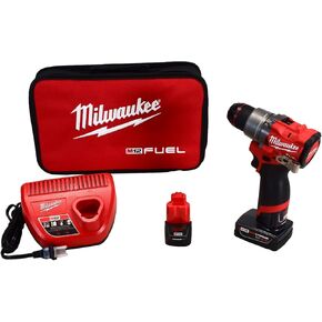 Milwaukee 3403-22 12V Cordless 1/2" Drill Driver Kit w/Batteries, Charger & Case