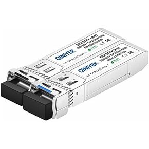 QINIYEK A Pair 10G BIDI SFP+ Single Mode Fiber Module, 10Gb SFP+ LC LR 1270nm 1330nm, Bidi Gbic for Cisco SFP-10G-BXD-I (1330nm-TX/1270nm-RX) / SFP-10G-BXU-I (1270nm-TX/1330nm-RX),10~20KM, with DOM