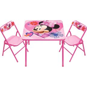 مجموعة طاولة أنشطة ميني ماوس مع كرسيين للفتيات من عمر 3 إلى 7 سنوات in Kuwait