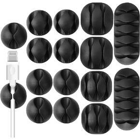 Mr. Pen- Cable Clips, 16 Pack, Adhesive Cord Holder, Desk Cable Management, Cord Organizer, Cable Organizer, Cord Management, Wire Management, Cable Holder, Cord Keeper, Wire Holder, Wire Organizer