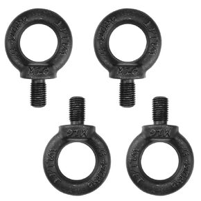 Dnyta 4pcs Lifting Shoulder Eye Bolt M10 Lifting Eye Bolts Stainless Steel Rigging Eye Bolt Lifting Forged Eye Bolts