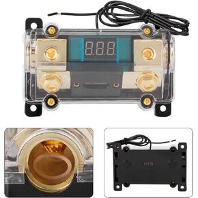 POCREATION Car Audio Distribution Block, Car Audio Power Holder Stereo Distribution Block Box Digital Display Digital Display Auto for Audio Power Holder (150A)