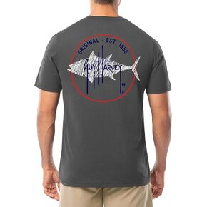 تي شيرت رجالي من القطن بأكمام قصيرة من Guy Harvey in Kuwait