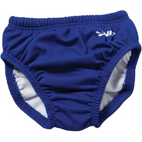 FINIS Swimming Diaper - Reusable Swim Diaper for Infants & Toddlers - Baby Swimming Essentials - UPF 50+ - Elastic Fit - Royal, Medium