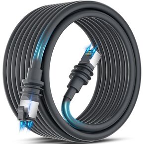 كابل Starlink Gen 3 بطول 100 قدم/30 متر، كابل Starlink Gen3، كابل بديل لـ Starlink Mini القياسي V3، طقم إنترنت Starlink كابل إيثرنت خارجي مقاوم للماء