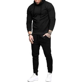 Uni Clau Men's Tracksuit 2 Piece Set Sweatsuits hoodies and Sweatpants Athletic jogging suits sets Casual