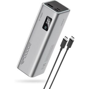 CUKTECH 85W Power Bank, 20000mAh Portable Laptop Charger, Single Port 65W, 3-Port Fast Charging PD3.0 PPS USB C External Battery Pack for MacBook Air, iPad, iPhone 15/14, Samsung S24, Steam Deck etc.