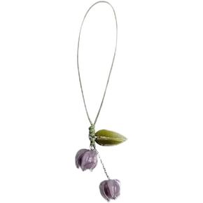 1Pc Purple ell Phone Strap Flower Phone Charm, Cute Keychain Lanyard String Charm, Car Keychain, Cell Phone Charms Décor