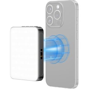 Magnetic Phone Selfie Light, 128 LED Fill Light Compatible with Magsafe iPhone, iPad, Laptop, Camera Video Light 2000mAh Recording Travel Photography