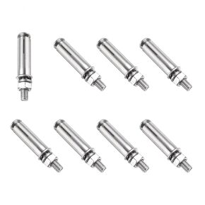 PATIKIL M8 x 50mm Expansion Bolts, 12Pcs 304 Stainless Steel Expansion Screw Bolts Sleeve Anchoring Fastener for Wall Concrete Brick Wall Drywall Air Conditioner, Silver