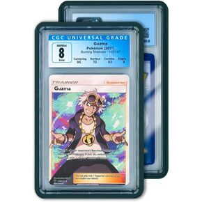 Graded Card Case for Standard CGC Slab Case | Multiple Colors | Soft Touch Matte Finish | Stackable | Made to Fit CGC | Solid TPU and PC Design. (Purple)