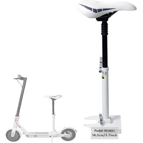 Scooter Seat Saddle Replacement for Xiaomi M365 /1S Electric Scooter Saddle m365 Adjustable Seat with Lift and Folding function without Punching, pedal width 5.7 inch, Black