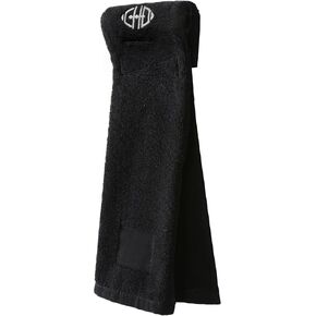 Football Towel, Cotton Hand Towel, White,Navy blue,Rose red, North Carolina blue,Black,Quarterback Towel for Football, Softball, Men Women, Gym Yoga Golf (Navy blue)