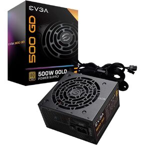 EVGA 500 GD، 80+ GOLD 500W، ضمان 5 سنوات، مصدر طاقة 100-GD-0500-V1 in Kuwait