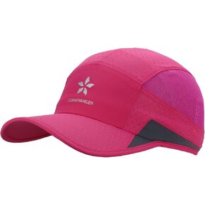ZZEWINTRAVELER Reflective Running Cap - The Quick Drying, Lightweight, Breathable, Unstructured, Soft Baseball Cap, Unisex