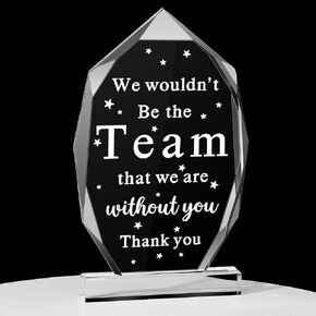 هدايا Soaoo Boss Coworker من الأكريليك للنساء، هدايا للسيدات، ملحقات مكتب يوم الرئيس، تذكار تقدير الرئيس ووزن الورق لمدير التقاعد، عيد الميلاد، هدايا مكتب الرجال (رئيس) in Kuwait