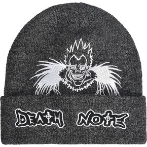 Concept One Death Note Beanie Hat, Ryuk Winter Knit Cap with Cuff