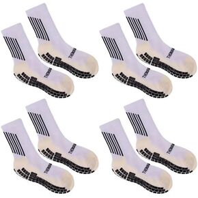 V2 Youth Socks, Soccer Socks Kids, Anti Slip Soccer Socks, Trampoline Socks, Kids Socks 4 pk Kids ages 4-10