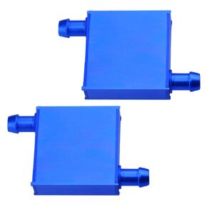 2PCS Aluminum Water Cooling Block for Computer PC CPU Graphics Radiator Heatsink (40X39MM)