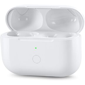 Compatible for AirPods Pro Wireless Charging Case Replacement, Air Pod Pro Charger Case, Compatible for AirPods Pro Case with Bluetooth Pairing Sync Button, No Earbuds
