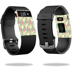 MightySkins Skin Compatible with Fitbit Charge HR Cover Skins Sticker Watch Electric Palms