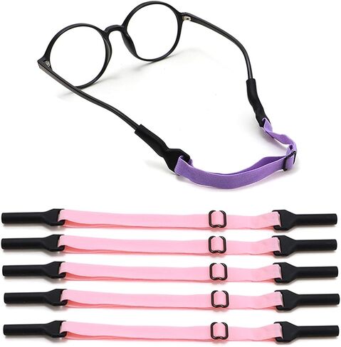 Adjustable Kids Glasses Strap, 5Pcs No Tail Spectacle Straps, Kid's Eyewear Holder Strap For Boy And Girl in Saudi Arabia