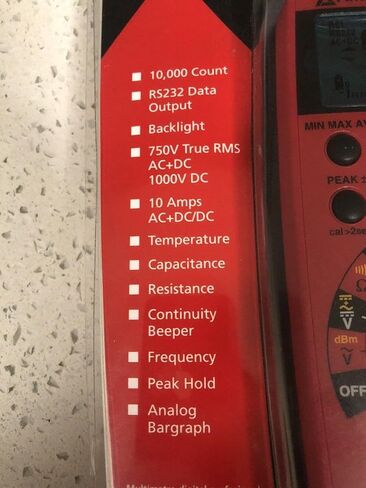 Amprobe 34XR-A Prof DMM True RMS with Temperature & Backlight in Saudi Arabia