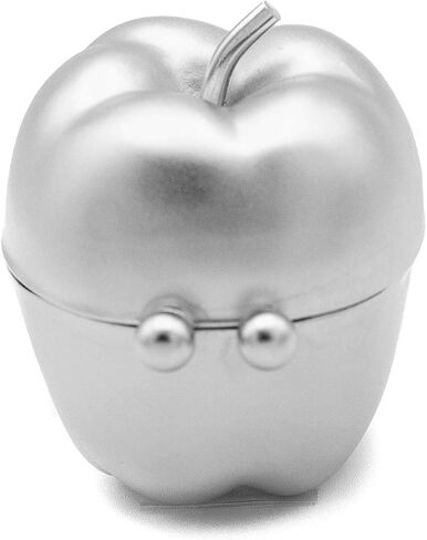 Silver Pumpkin Shaped Pocket Purse Portable Travel Pill Box & Medicine Organizer (1 Large Compartment) in Kuwait