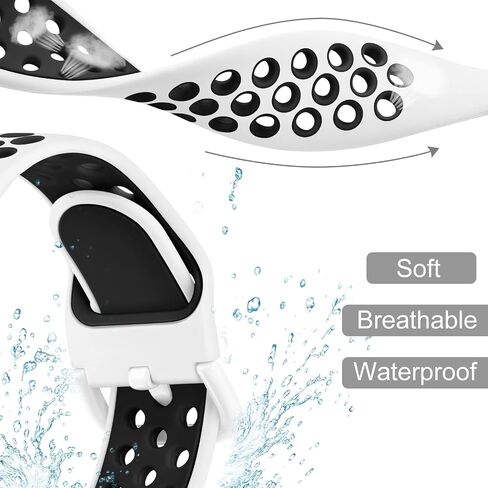 Amzpas أربطة سيليكون لـ Amazfit Bip 3 Pro/Bip 3/Bip U Pro/Bip U/GTR 42 مم، 3 عبوات 20 مم سوار معصم ناعم ثنائي اللون سريع الإصدار in Saudi Arabia