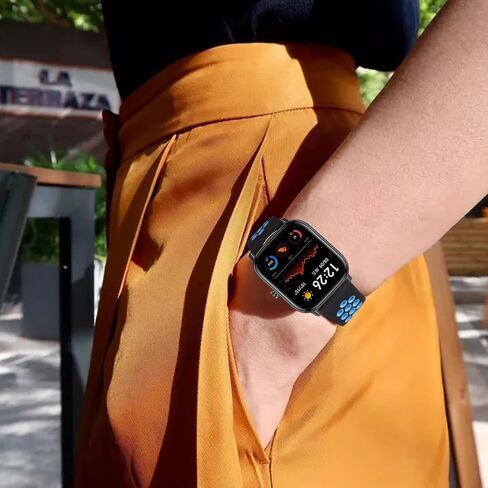 Amzpas أربطة سيليكون لـ Amazfit Bip 3 Pro/Bip 3/Bip U Pro/Bip U/GTR 42 مم، 3 عبوات 20 مم سوار معصم ناعم ثنائي اللون سريع الإصدار in Saudi Arabia