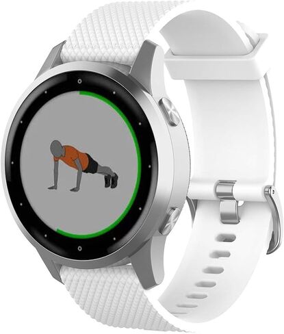 10 عبوات من الأربطة المتوافقة مع Garmin Vivoactive 4S، أشرطة معصم رياضية من السيليكون قابلة للغسل لـ vivoactive 4S in Kuwait