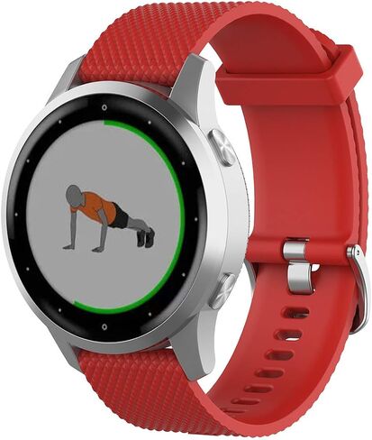 10 عبوات من الأربطة المتوافقة مع Garmin Vivoactive 4S، أشرطة معصم رياضية من السيليكون قابلة للغسل لـ vivoactive 4S in Kuwait