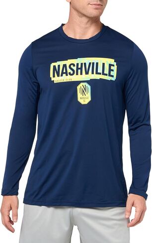تيشيرت Nashville Sc للرجال بأكمام طويلة قبل المباراة من أديداس in Saudi Arabia
