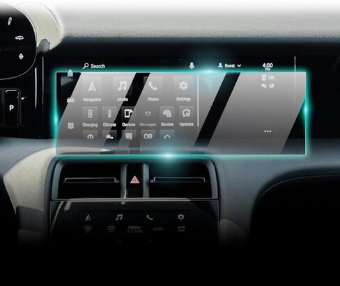 IPG ProActive Made for Porsche 2021-24 Taycan شاشة ملاحة 10.9 بوصة واقي شاشة صلابة 9H طبقة سيراميك نانو فائقة الاستجابة عالية الوضوح مضادة للخدش لـ TayNavi in Saudi Arabia