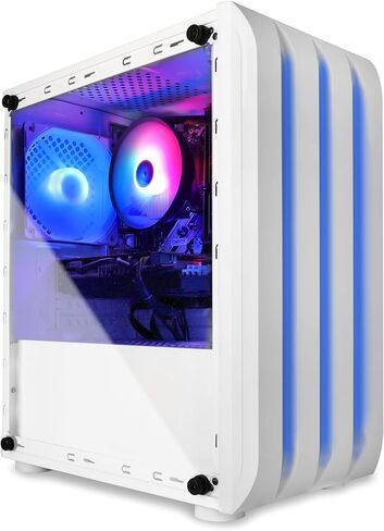 Gaming Desktop PC Computer, Intel Core i7 3.6 GHz up to 4.0 GHz,AMD Radeon RX 580 8G GDDR5,16GB RAM,1TB NVME SSD, Windows 11 Pro, WiFi, Bluetooth 5.0, VR Ready,RGB Fans x4 in Saudi Arabia