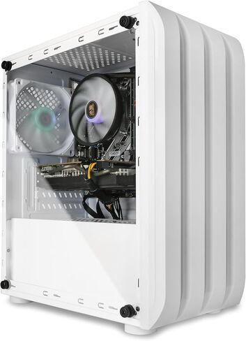 Gaming Desktop PC Computer, Intel Core i7 3.6 GHz up to 4.0 GHz,AMD Radeon RX 580 8G GDDR5,16GB RAM,1TB NVME SSD, Windows 11 Pro, WiFi, Bluetooth 5.0, VR Ready,RGB Fans x4 in Saudi Arabia
