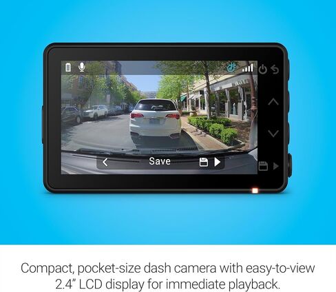 Garmin Dash Cam™ Mini 3, Ultracompact 1080p HD Dash Cam | Records 1080P HD Video with a 140-Degree Field of View, Ultracompact & Key-Sized Dash Cam, Voice Control in Saudi Arabia