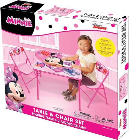مجموعة طاولة أنشطة ميني ماوس مع كرسيين للفتيات من عمر 3 إلى 7 سنوات in Kuwait