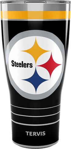 Tervis NFL Pittsburgh Steelers-MVP Insulated Tumbler, 20oz, Stainless Steel in Saudi Arabia