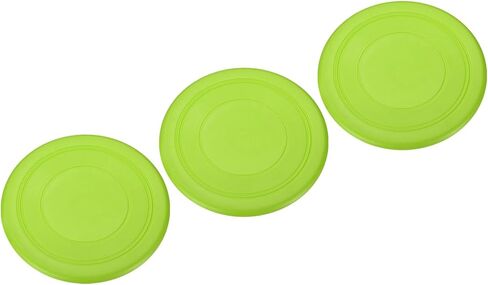 PATIKIL 7 Inch Flying Disc, 3Pcs TPR Flying Discs Soft Waterproof for Adults Dog Outdoor Playing Sport Game, Red in Saudi Arabia