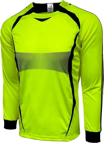 Just 4 Kicks Boy's Goalkeeper Soccer Jersey, France Padded Goalie Shirt with Sponge Protector in Saudi Arabia