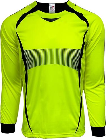 Just 4 Kicks Boy's Goalkeeper Soccer Jersey, France Padded Goalie Shirt with Sponge Protector in Saudi Arabia