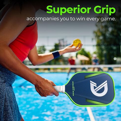 Edgeless Pickleball Paddle | USAPA Approved | Graphite Carbon Face with Large Sweet Spot | Includes Paddle Cover | Pickleball Racket Edgeless Series Pickleball Paddle in Saudi Arabia