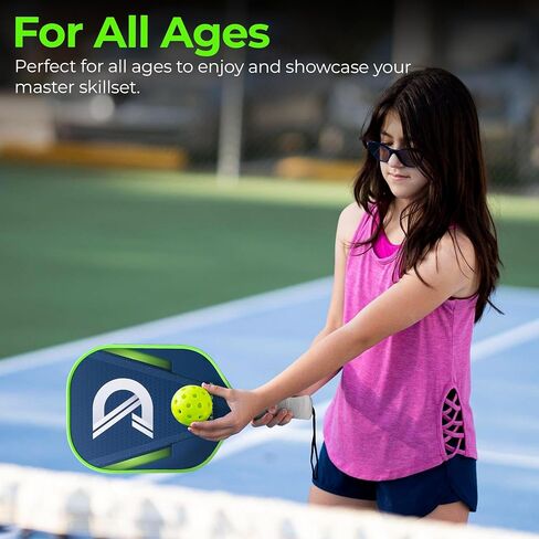 Edgeless Pickleball Paddle | USAPA Approved | Graphite Carbon Face with Large Sweet Spot | Includes Paddle Cover | Pickleball Racket Edgeless Series Pickleball Paddle in Saudi Arabia